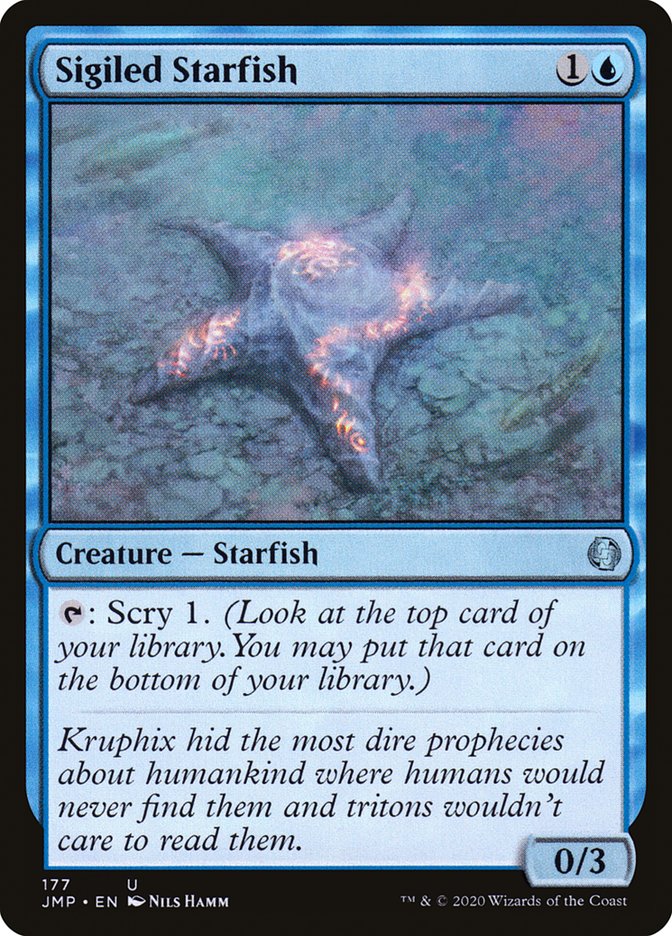 Sigiled Starfish [Jumpstart] MTG Single Magic: The Gathering | Red Claw Gaming