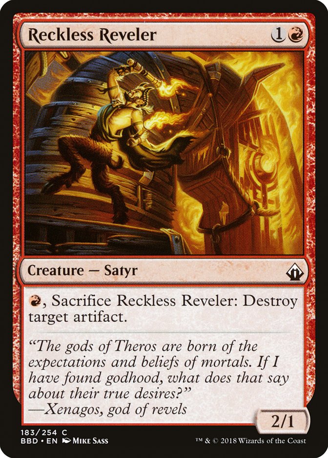 Reckless Reveler [Battlebond] MTG Single Magic: The Gathering | Red Claw Gaming
