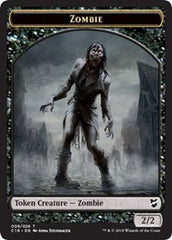 Zombie // Shapeshifter Double-Sided Token [Commander 2018 Tokens] MTG Single Magic: The Gathering | Red Claw Gaming