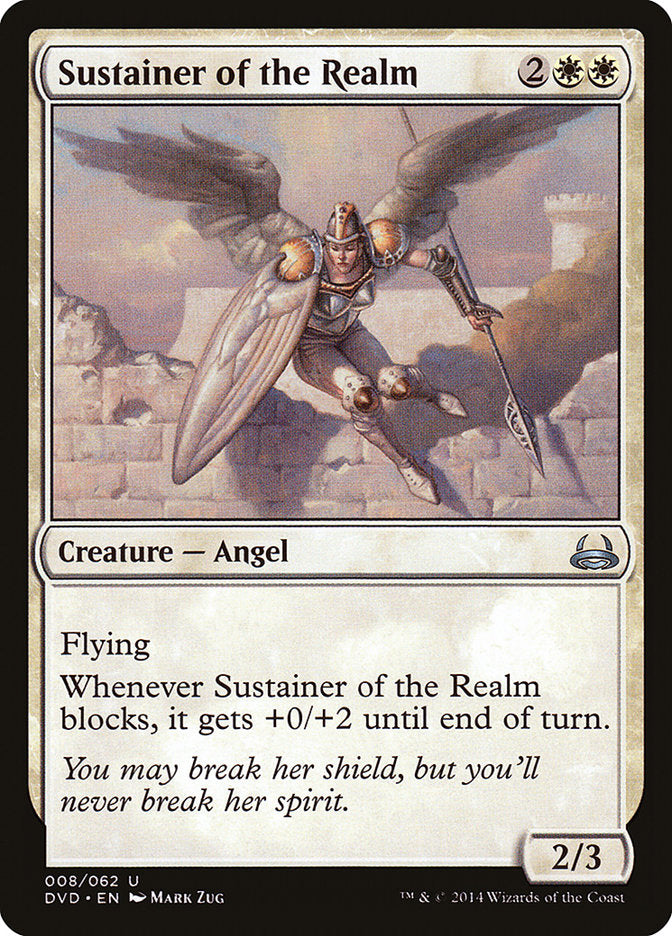 Sustainer of the Realm (Divine vs. Demonic) [Duel Decks Anthology] MTG Single Magic: The Gathering | Red Claw Gaming
