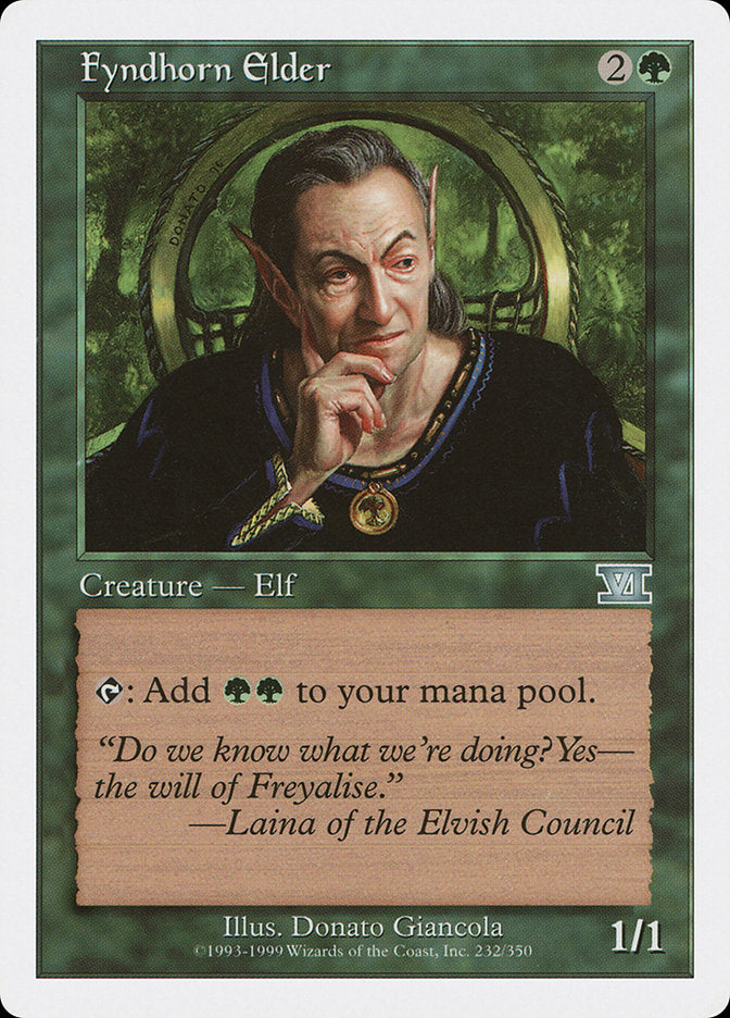 Fyndhorn Elder [Classic Sixth Edition] MTG Single Magic: The Gathering | Red Claw Gaming