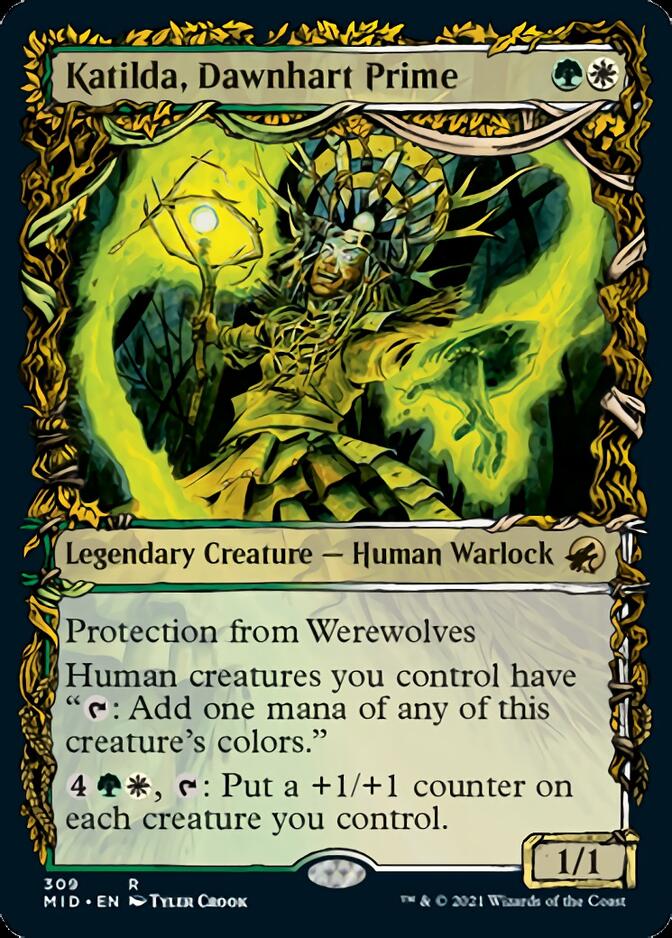 Katilda, Dawnhart Prime (Showcase Equinox) [Innistrad: Midnight Hunt] MTG Single Magic: The Gathering | Red Claw Gaming