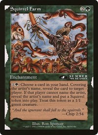 Squirrel Farm (4th Place) (Oversized) [Oversize Cards] MTG Single Magic: The Gathering | Red Claw Gaming