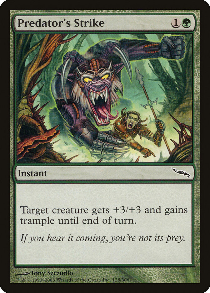 Predator's Strike [Mirrodin] MTG Single Magic: The Gathering | Red Claw Gaming