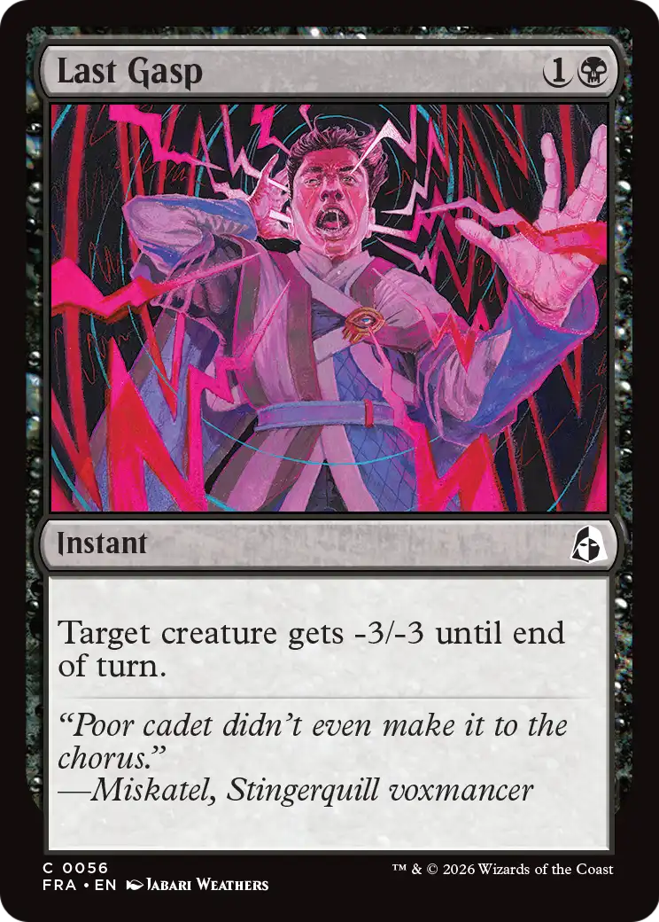 Last Gasp [Reality Fracture] MTG Single Magic: The Gathering | Red Claw Gaming