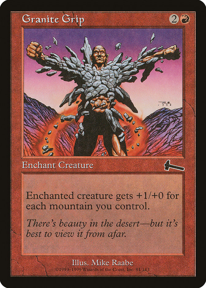 Granite Grip [Urza's Legacy] MTG Single Magic: The Gathering | Red Claw Gaming