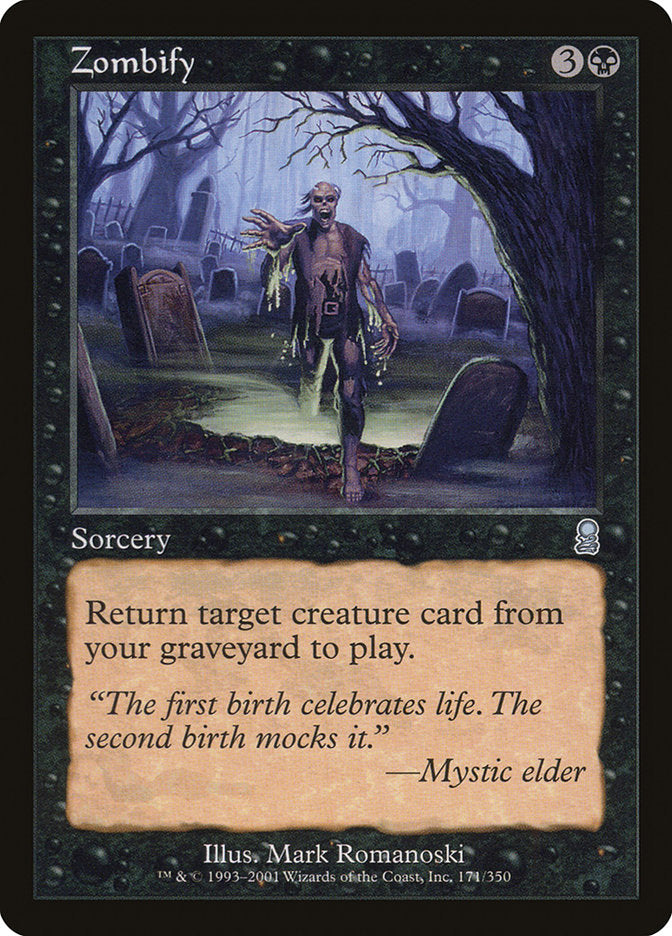 Zombify [Odyssey] MTG Single Magic: The Gathering | Red Claw Gaming