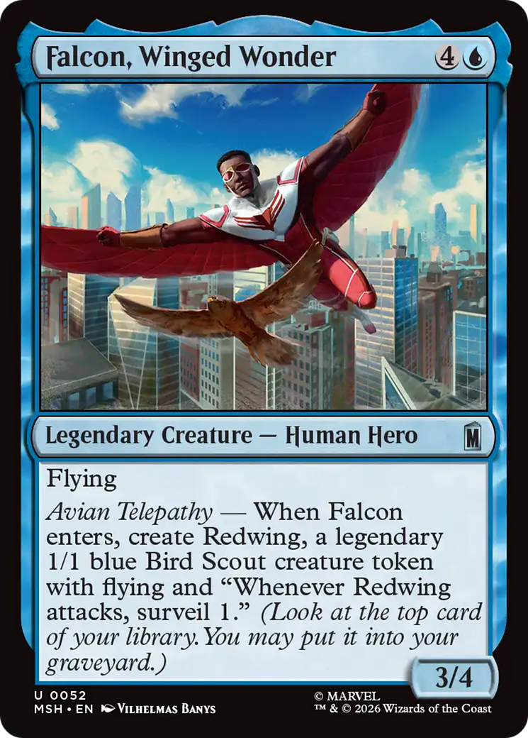 Falcon, Winged Wonder [Marvel Super Heroes] | Red Claw Gaming