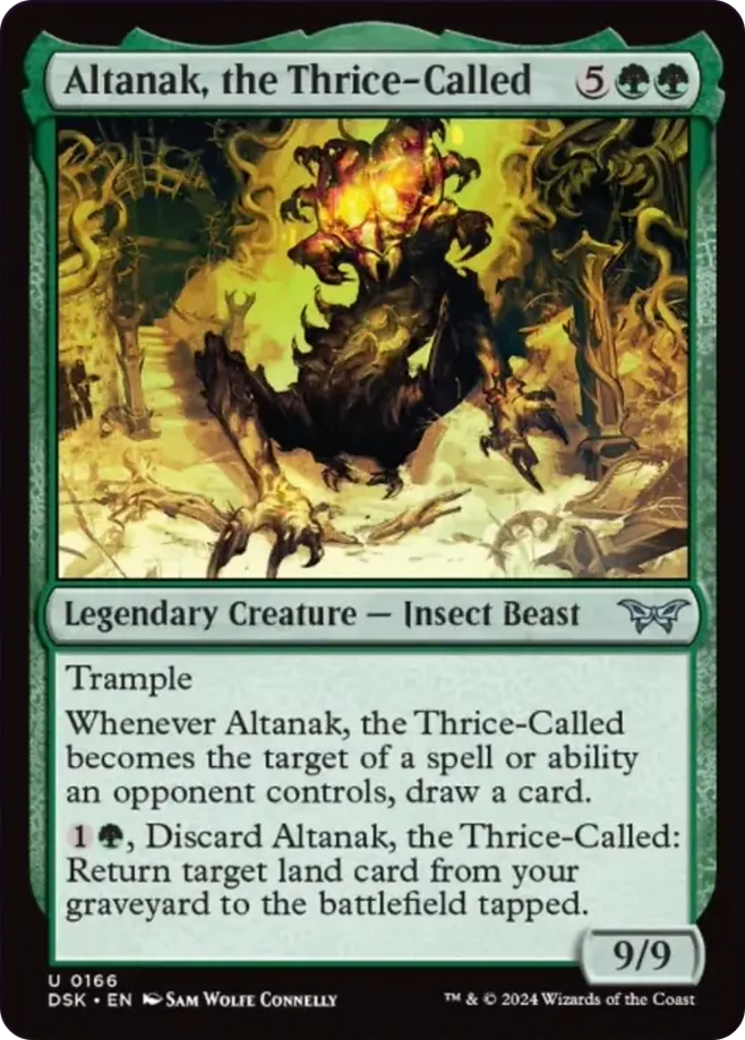 Altanak, the Thrice-Called [Duskmourn: House of Horror] MTG Single Magic: The Gathering | Red Claw Gaming