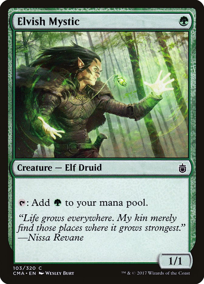 Elvish Mystic [Commander Anthology] MTG Single Magic: The Gathering | Red Claw Gaming