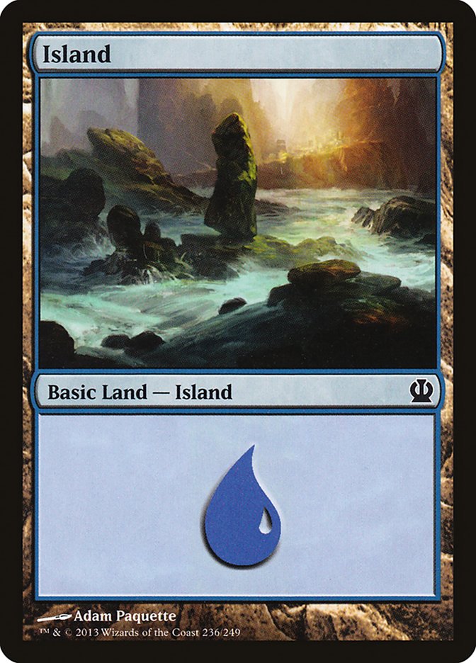 Island (236) [Theros] MTG Single Magic: The Gathering | Red Claw Gaming