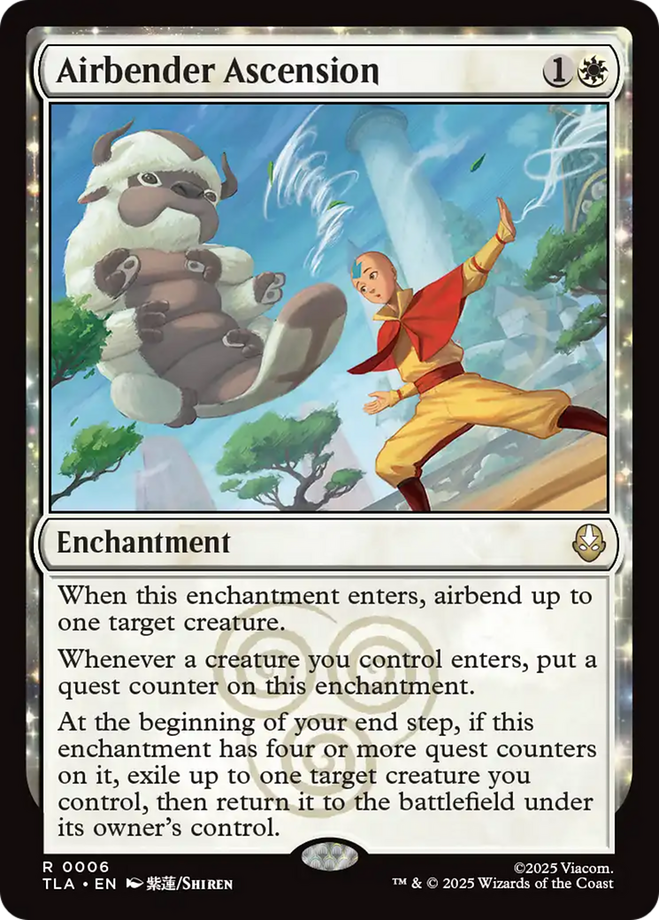 Airbender Ascension [Avatar: The Last Airbender] MTG Single Magic: The Gathering | Red Claw Gaming