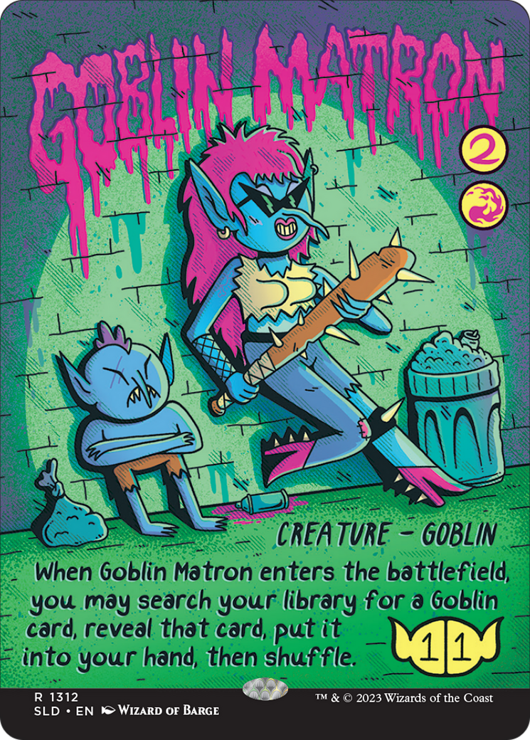 Goblin Matron (Rainbow Foil) [Secret Lair Drop Series] MTG Single Magic: The Gathering | Red Claw Gaming