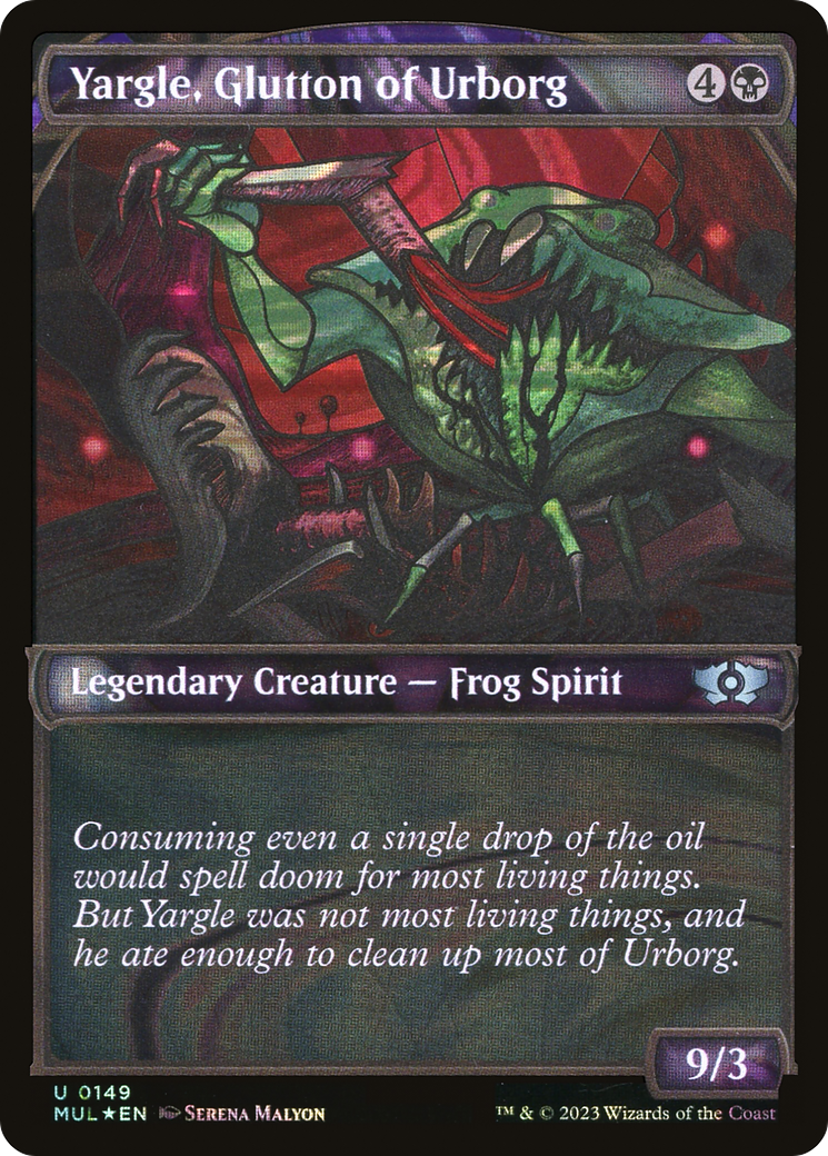 Yargle, Glutton of Urborg (Halo Foil) [Multiverse Legends] MTG Single Magic: The Gathering | Red Claw Gaming
