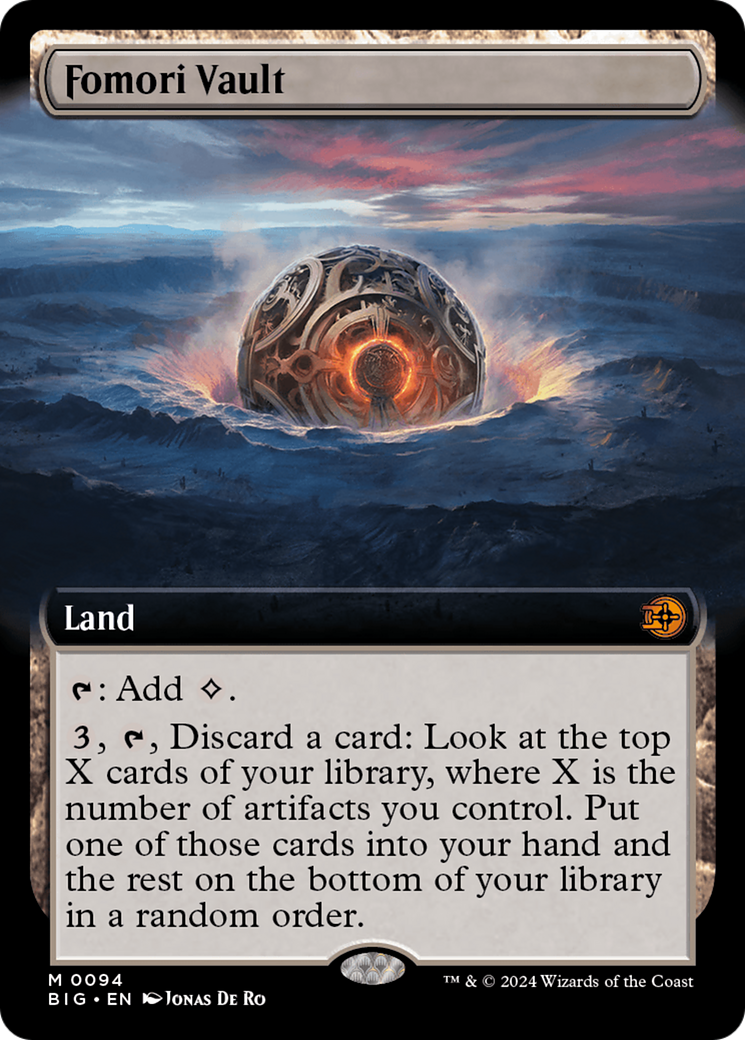Fomori Vault (Extended Art) [Outlaws of Thunder Junction: The Big Score] MTG Single Magic: The Gathering | Red Claw Gaming