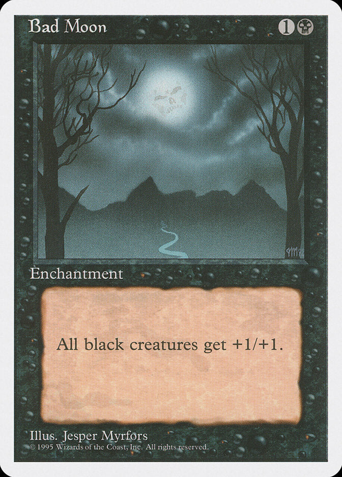 Bad Moon [Fourth Edition] MTG Single Magic: The Gathering | Red Claw Gaming