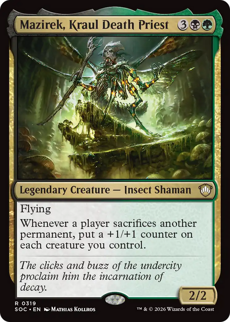 Mazirek, Kraul Death Priest [Secrets of Strixhaven Commander] MTG Single Magic: The Gathering | Red Claw Gaming