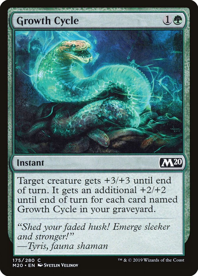 Growth Cycle [Core Set 2020] MTG Single Magic: The Gathering | Red Claw Gaming