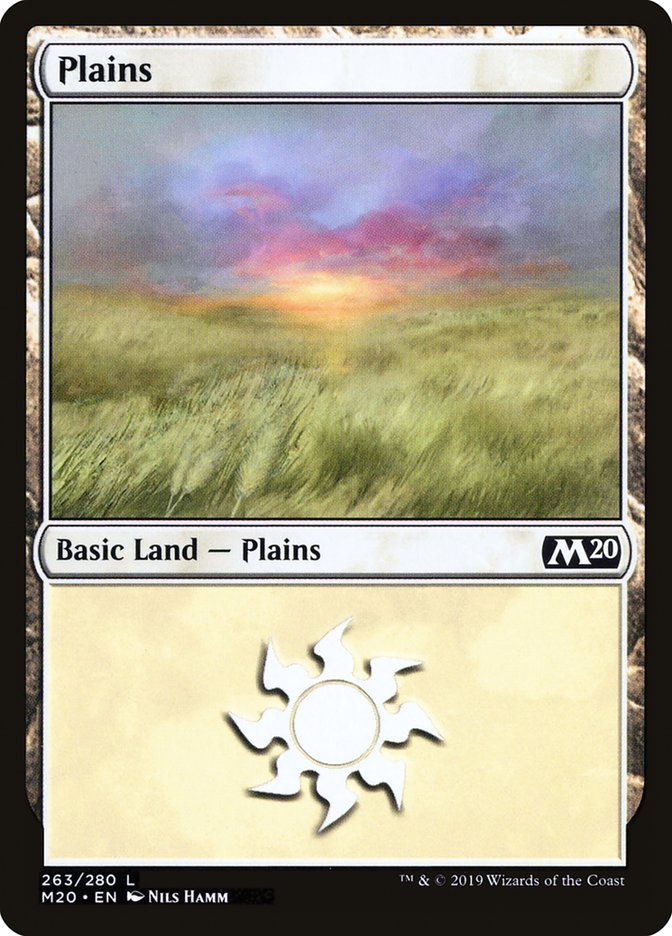 Plains (263) [Core Set 2020] MTG Single Magic: The Gathering | Red Claw Gaming