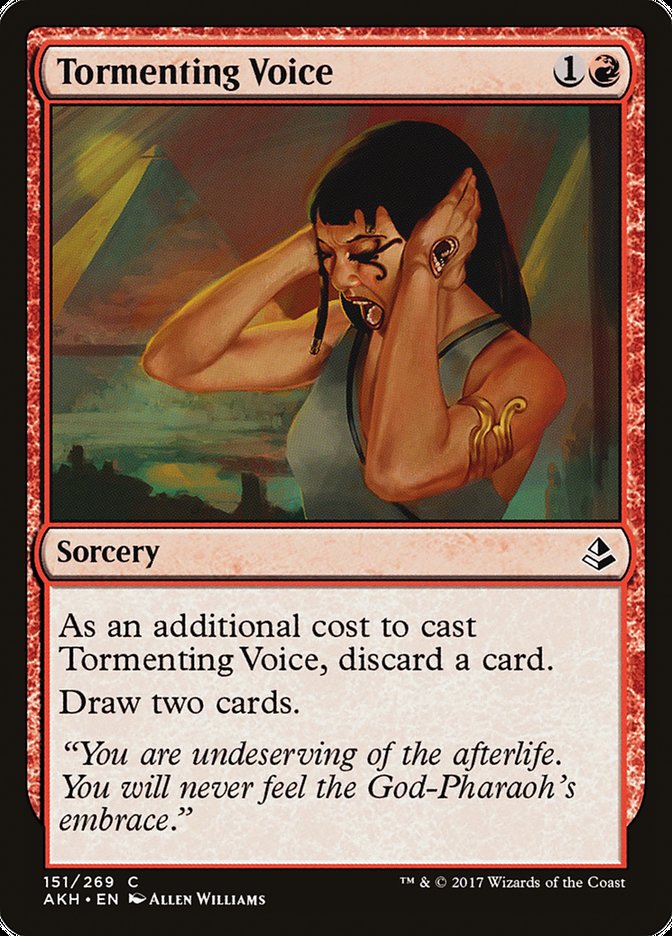 Tormenting Voice [Amonkhet] MTG Single Magic: The Gathering | Red Claw Gaming