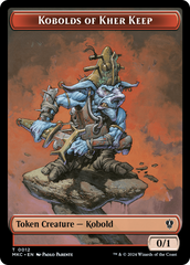 Gold // Kobolds of Kher Keep Double-Sided Token [Murders at Karlov Manor Commander Tokens] MTG Single Magic: The Gathering | Red Claw Gaming