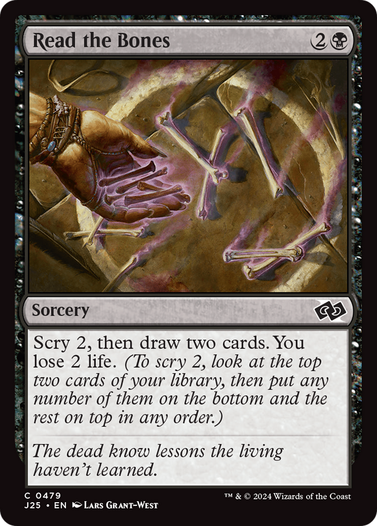 Read the Bones [Foundations Jumpstart] MTG Single Magic: The Gathering | Red Claw Gaming