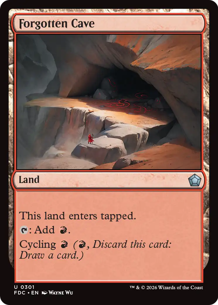 Forgotten Cave [Foundations Commander] | Red Claw Gaming