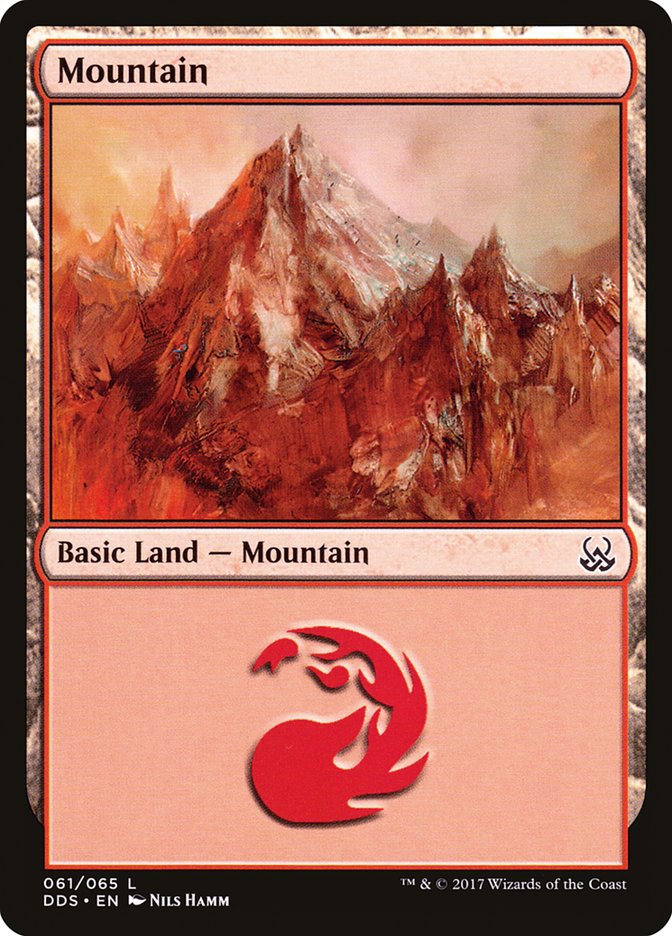 Mountain (61) [Duel Decks: Mind vs. Might] MTG Single Magic: The Gathering | Red Claw Gaming
