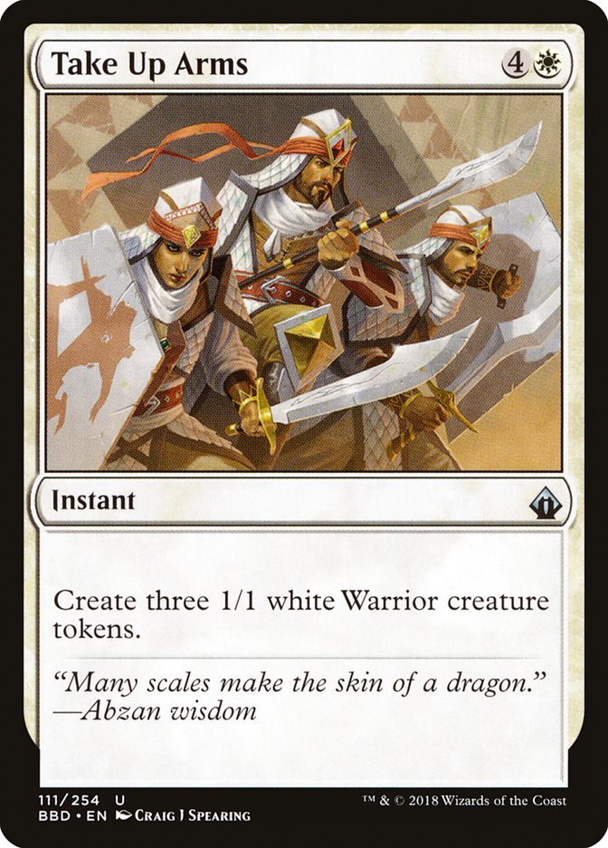 Take Up Arms [Battlebond] MTG Single Magic: The Gathering | Red Claw Gaming