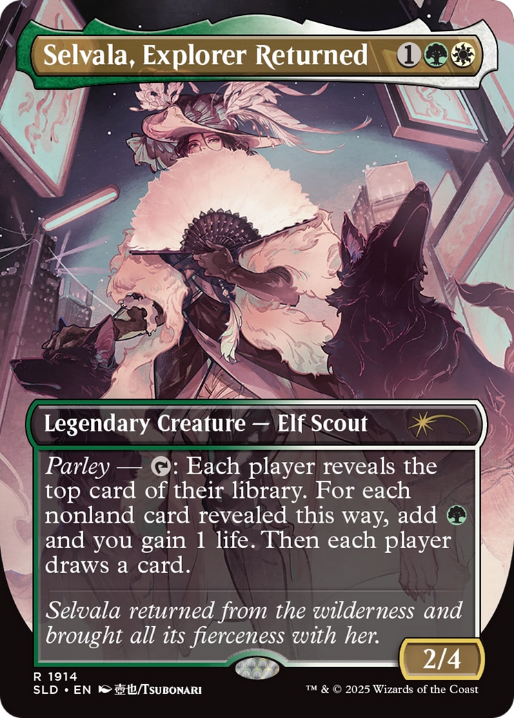 Selvala, Explorer Returned (Rainbow Foil) [Secret Lair Drop Series] MTG Single Magic: The Gathering | Red Claw Gaming