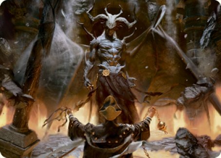 Ormendahl, the Corrupter Art Card [Innistrad: Midnight Hunt Art Series] MTG Single Magic: The Gathering | Red Claw Gaming