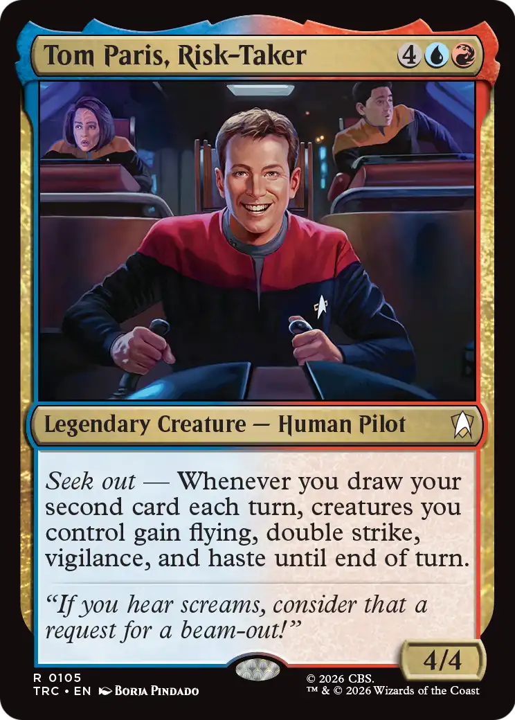 Tom Paris, Risk-Taker [Star Trek Commander] | Red Claw Gaming