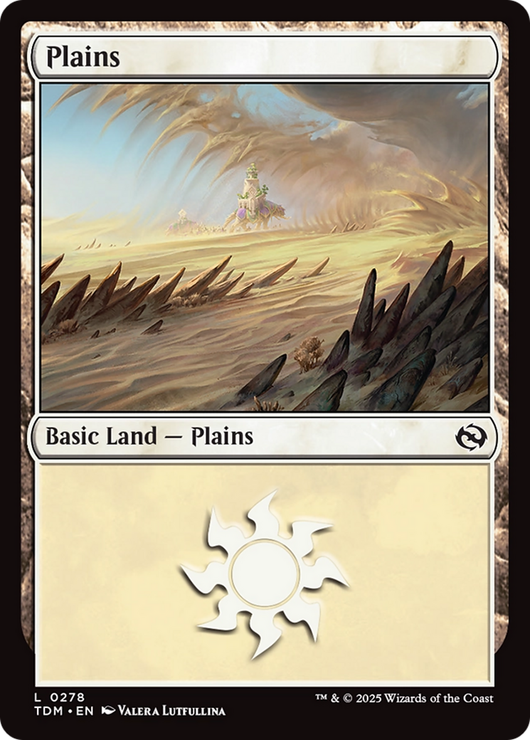 Plains (0278) [Tarkir: Dragonstorm] MTG Single Magic: The Gathering | Red Claw Gaming