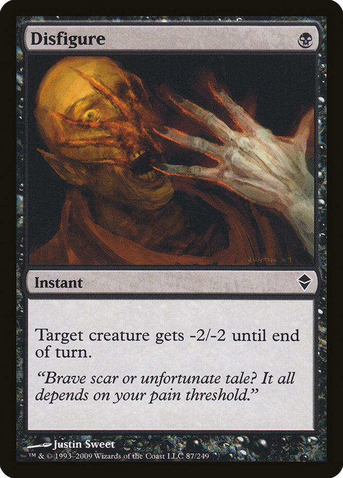 Disfigure [Zendikar] MTG Single Magic: The Gathering | Red Claw Gaming