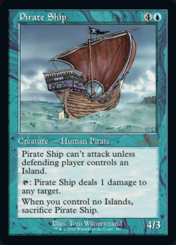 Pirate Ship (Retro) [30th Anniversary Edition] MTG Single Magic: The Gathering | Red Claw Gaming