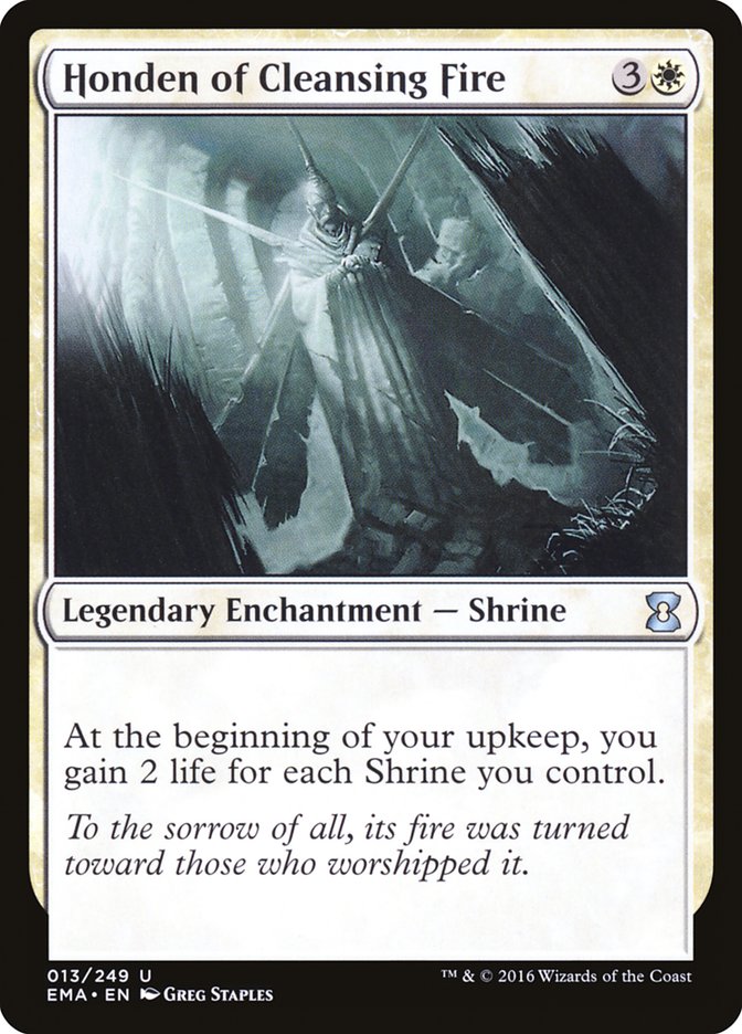 Honden of Cleansing Fire [Eternal Masters] MTG Single Magic: The Gathering | Red Claw Gaming