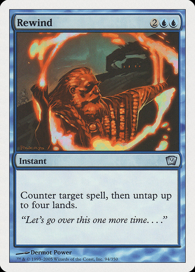 Rewind [Ninth Edition] MTG Single Magic: The Gathering | Red Claw Gaming