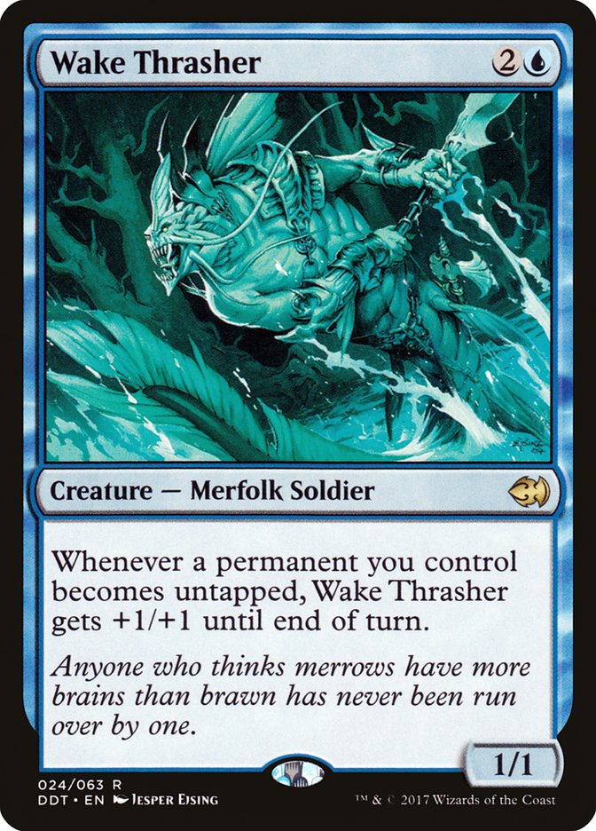 Wake Thrasher [Duel Decks: Merfolk vs. Goblins] MTG Single Magic: The Gathering | Red Claw Gaming