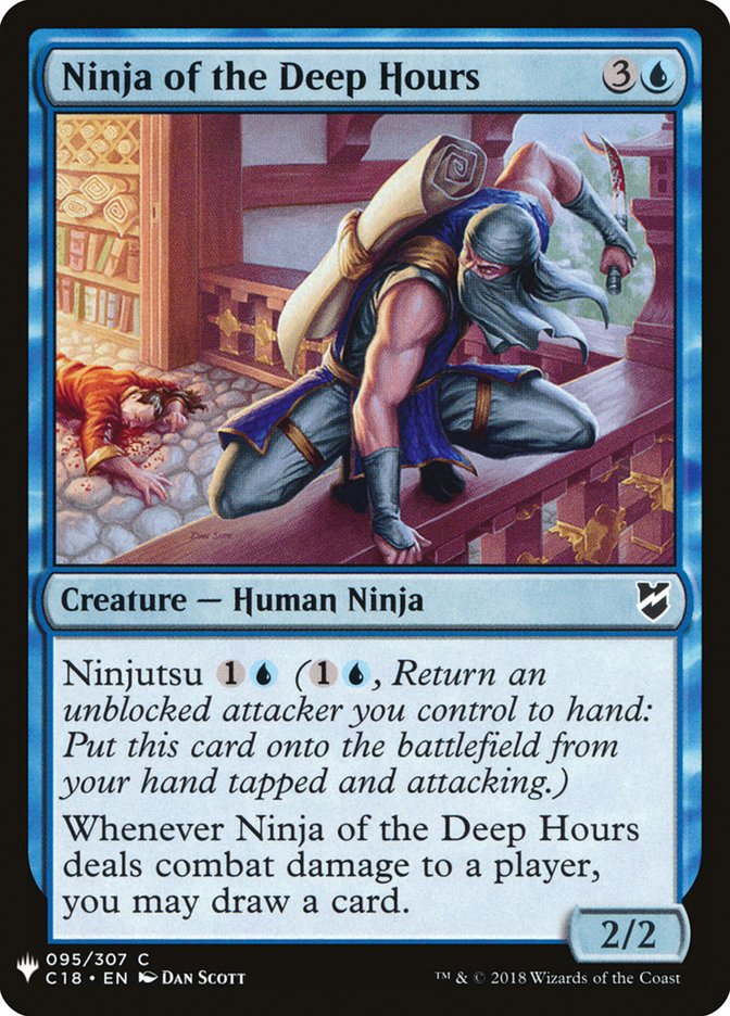 Ninja of the Deep Hours [Mystery Booster] MTG Single Magic: The Gathering | Red Claw Gaming