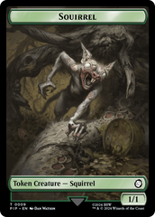 Radiation // Squirrel Double-Sided Token [Fallout Tokens] MTG Single Magic: The Gathering | Red Claw Gaming
