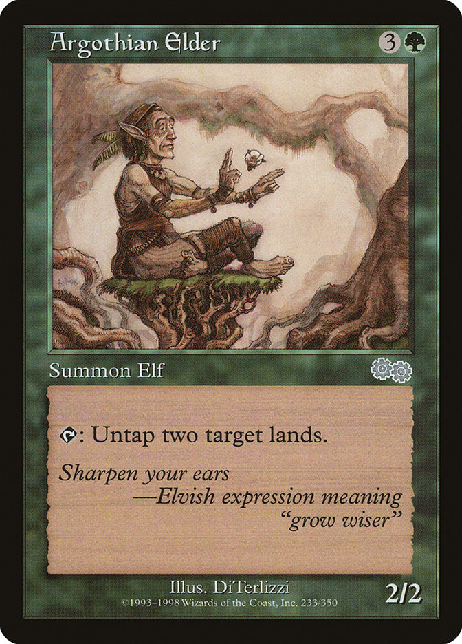 Argothian Elder [Urza's Saga] MTG Single Magic: The Gathering | Red Claw Gaming