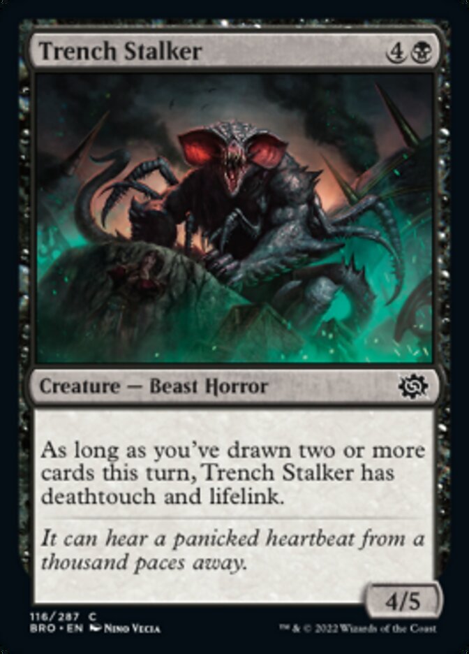 Trench Stalker [The Brothers' War] MTG Single Magic: The Gathering | Red Claw Gaming