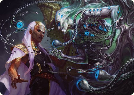 Mirage Mockery Art Card [Phyrexia: All Will Be One Art Series] MTG Single Magic: The Gathering | Red Claw Gaming