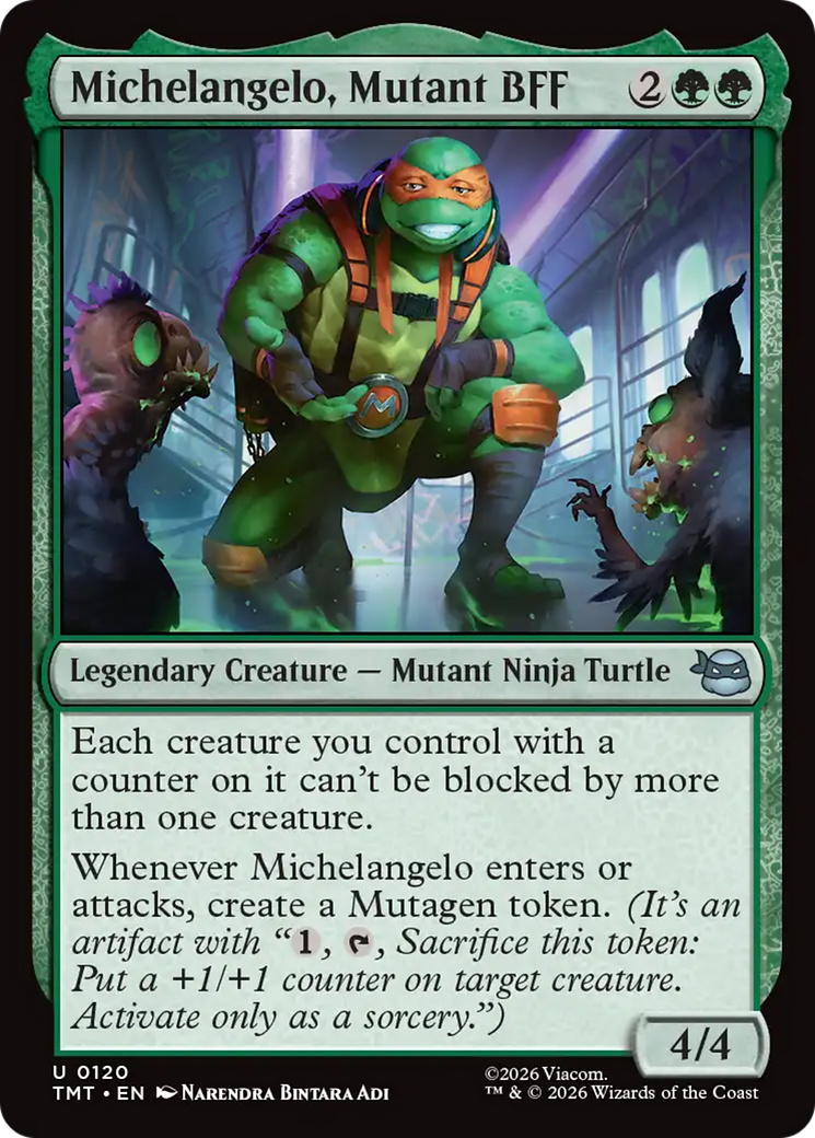 Michelangelo, Mutant BFF [Teenage Mutant Ninja Turtles] MTG Single Magic: The Gathering | Red Claw Gaming