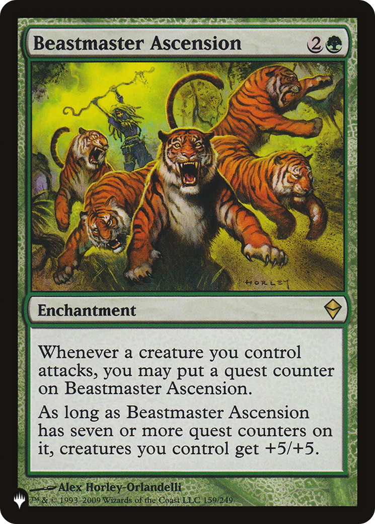 Beastmaster Ascension (ZEN) [The List] MTG Single Magic: The Gathering | Red Claw Gaming