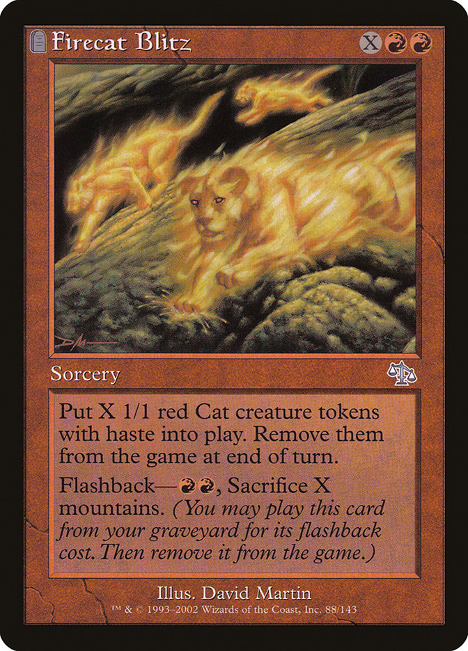 Firecat Blitz [Judgment] MTG Single Magic: The Gathering | Red Claw Gaming
