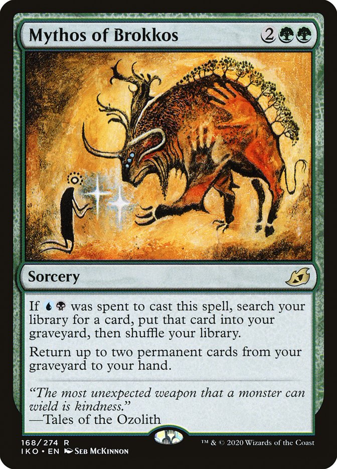 Mythos of Brokkos [Ikoria: Lair of Behemoths] MTG Single Magic: The Gathering | Red Claw Gaming