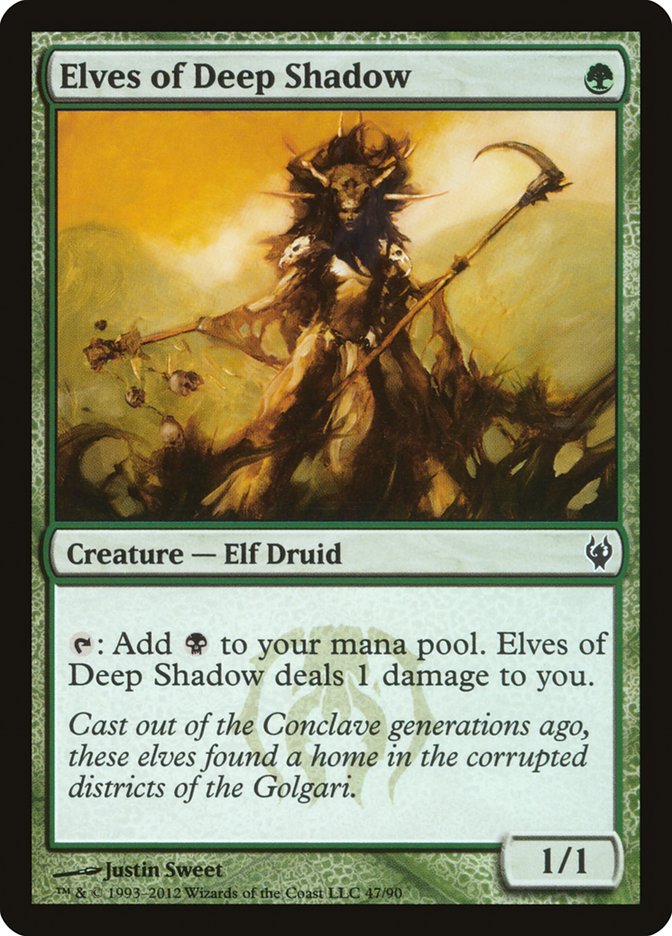 Elves of Deep Shadow [Duel Decks: Izzet vs. Golgari] MTG Single Magic: The Gathering | Red Claw Gaming