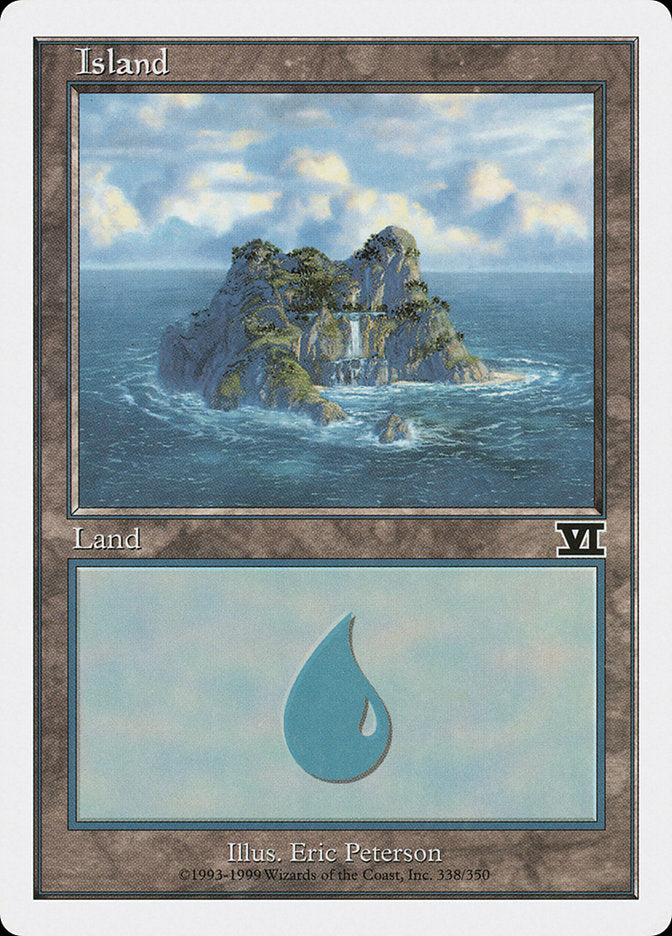Island (338) [Classic Sixth Edition] MTG Single Magic: The Gathering | Red Claw Gaming