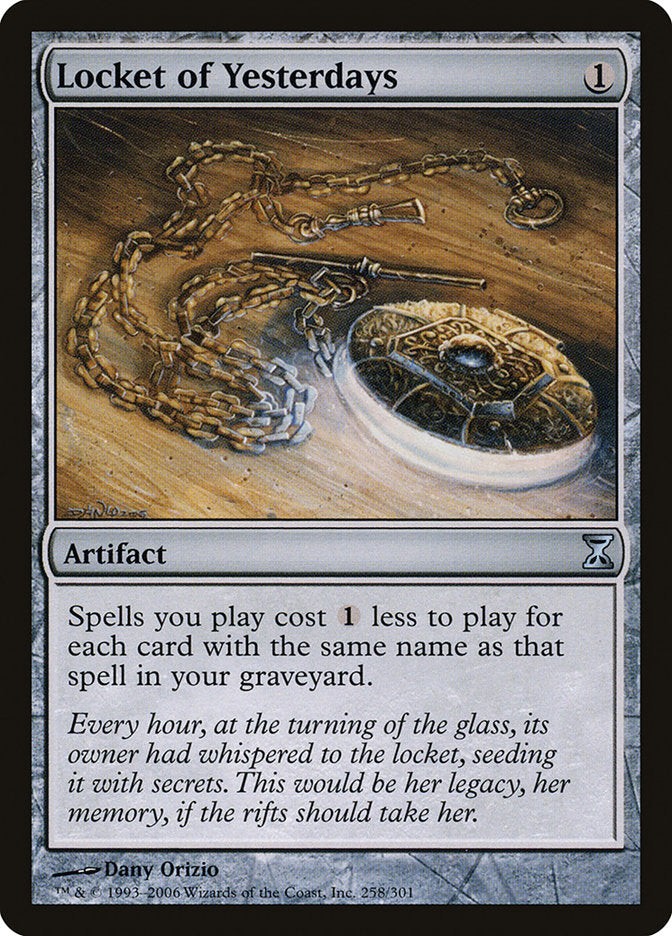 Locket of Yesterdays [Time Spiral] MTG Single Magic: The Gathering | Red Claw Gaming